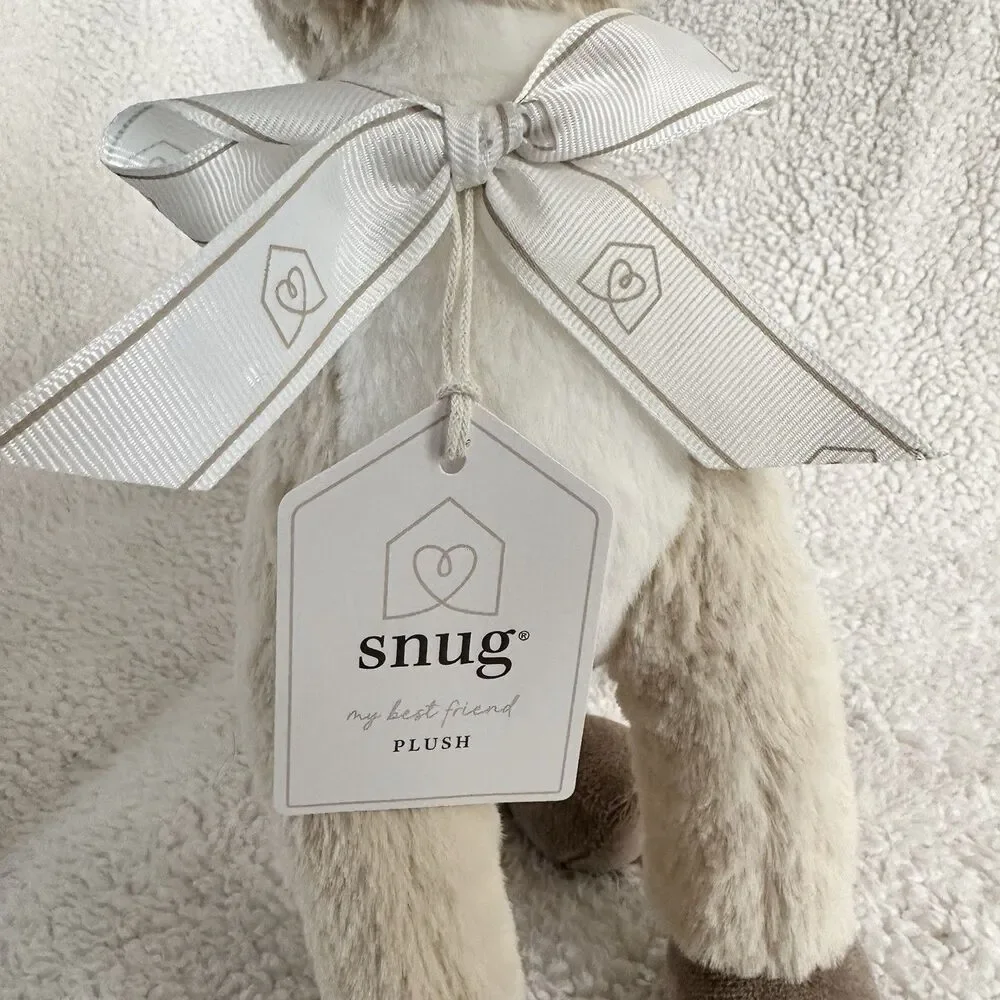 New Snug Tan Cream Horse Pony Foal Plush Toy 10” Baby Gift Stuffed Animal